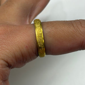 Bague alliance en Or Jaune en 24K