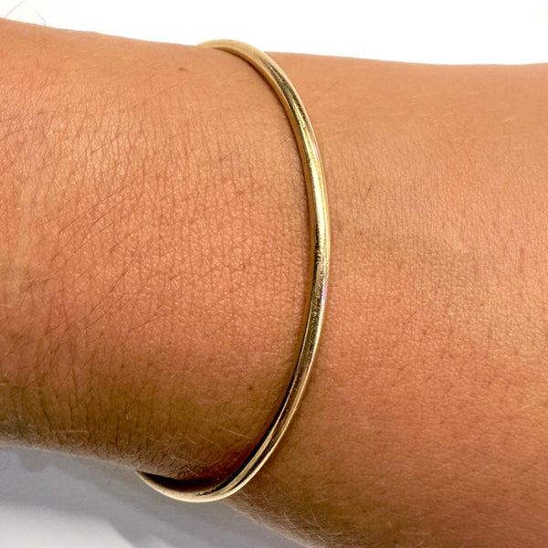 Bracelet Jonc Or Jaune 18K D.6cm