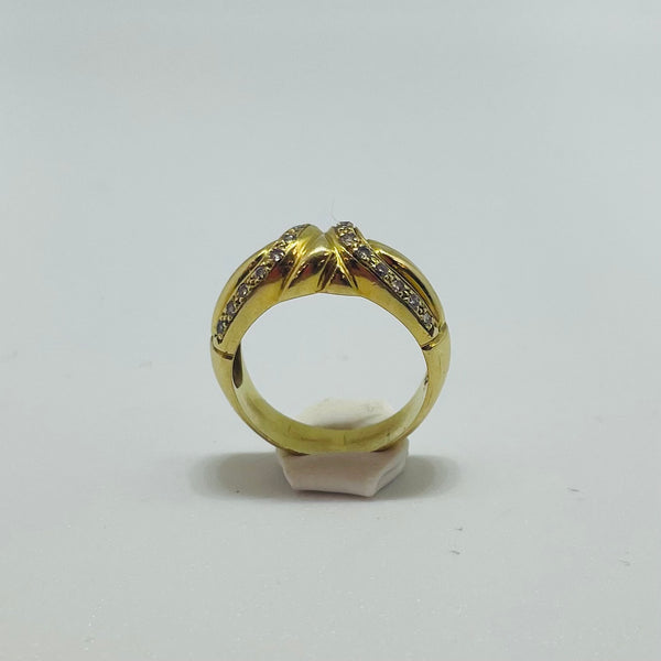 Bague en Or Jaune 18K Taille-52