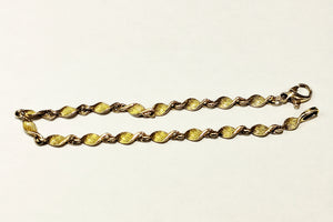 Bracelet Torsadé en Or Jaune 18K 7.10 Grs
