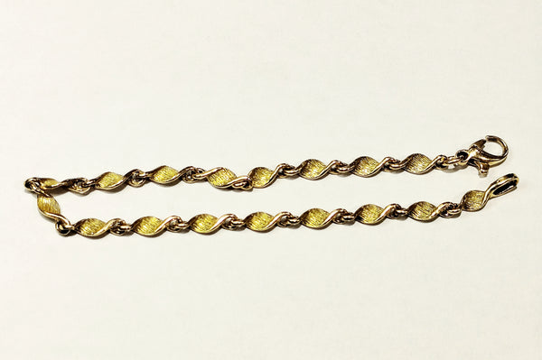 Bracelet Torsadé en Or Jaune 18K 7.10 Grs