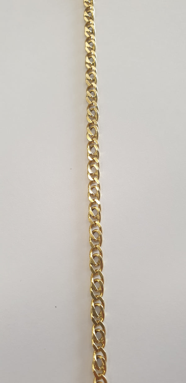 Bracelet Maillon en Or Jaune 18 K - 5.29 Grs