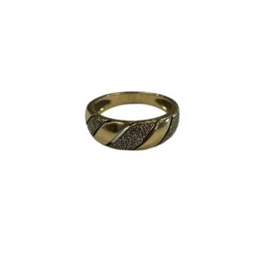 Bague Alliance en Or Jaune 22K Taille-54