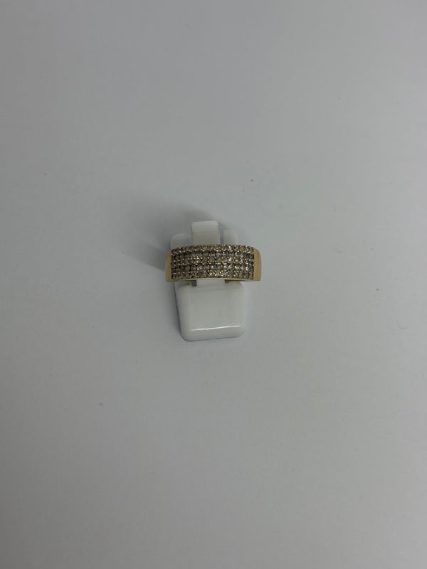 Bague en Or Jaune 18K - Taile 55 - 5.40 Grs