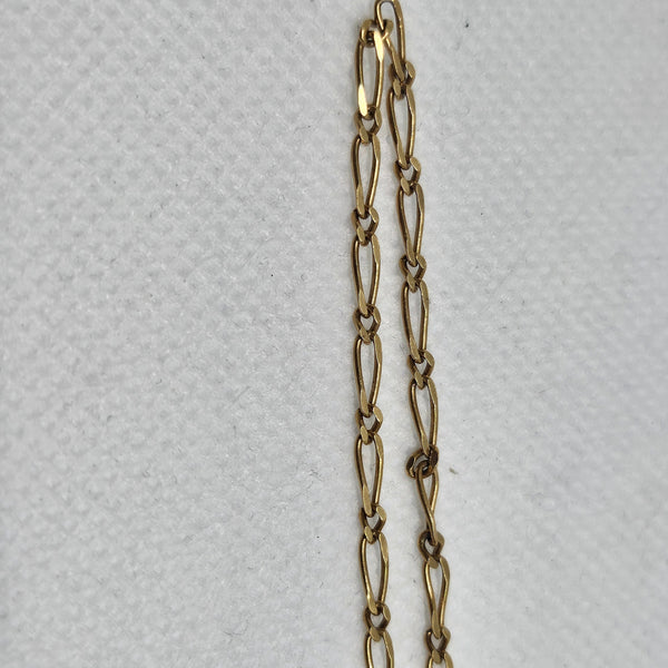 Collier  en Or Jaune 18 Carats, Maille Cheval Torsadée Longueur -45