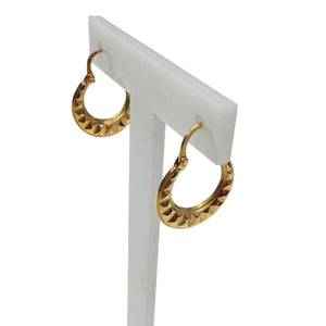 Boucle d'oreilles en Or Jaune 18K - 1.29G