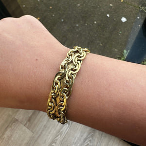 Bracelet Gourmette en Or Jaune 18K - 19.84G