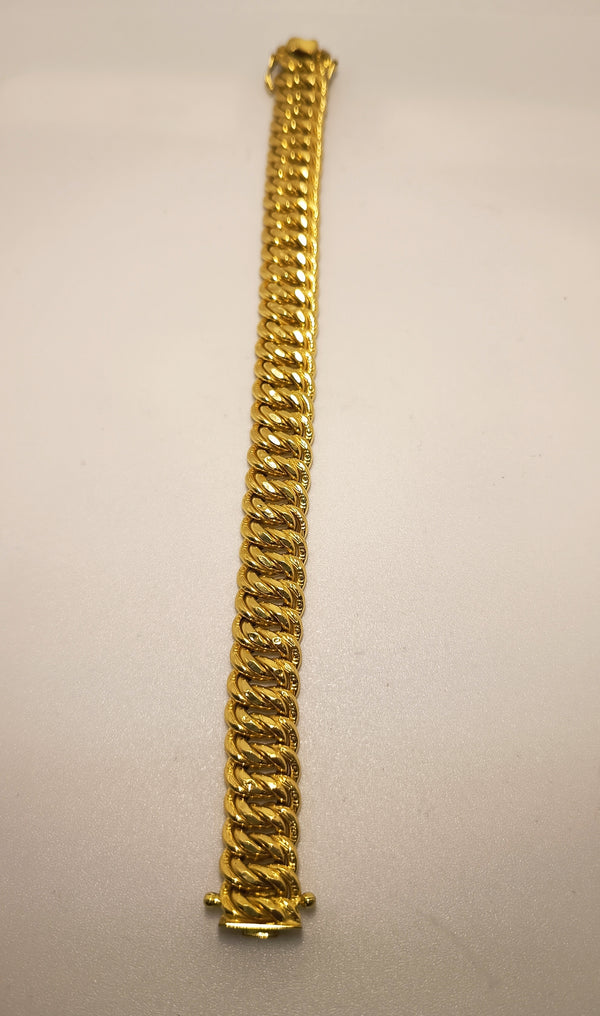 Bracelet Maille Royale Or Jaune 18 Carats