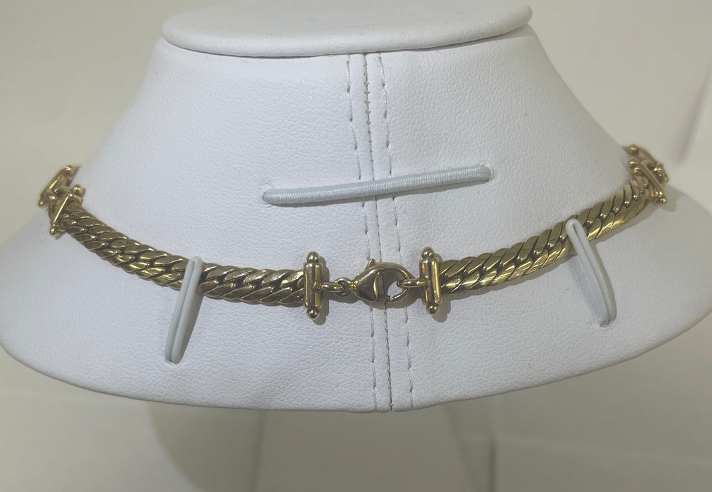 Collier Ras du Cou en Or Jaune 18K 25.39 Grs