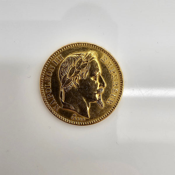 Napoléon III 20 Francs en Or jaune 22K- 6.43G