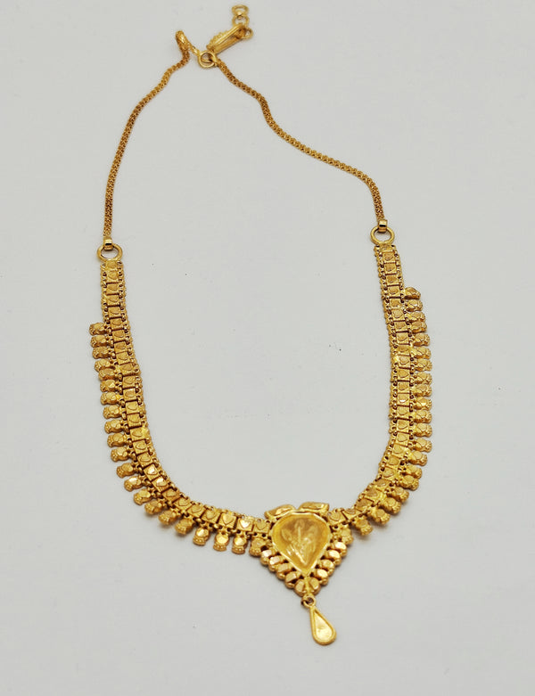 Collier Princesse Fantaisie en Or Jaune 22 K - 10.10 G