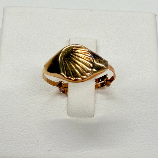 Bague Chevalière en Or Jaune 18 K