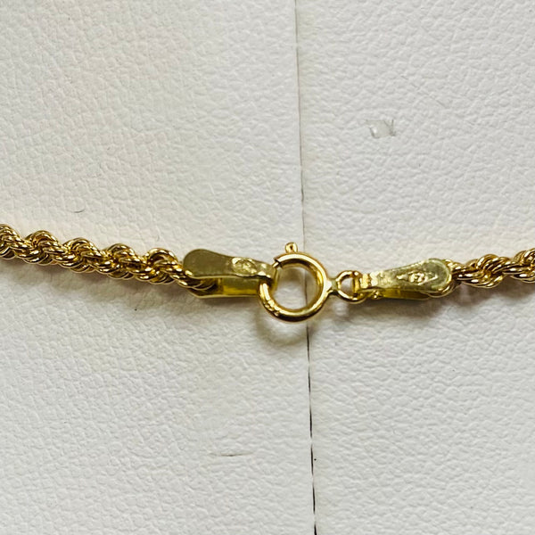 Collier Princesse en Or Jaune 18K Torsadé