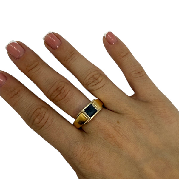 Bague en or jaune 18K Taille-62