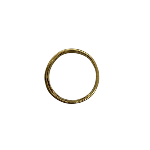 Bague Jonc en Or Jaune 18k  - Taille 60