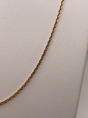 Collier en or jaune 18k - 3.63 G