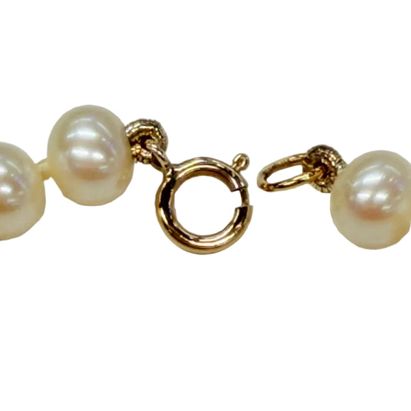 Bracelet Perles Or Jaune 18k