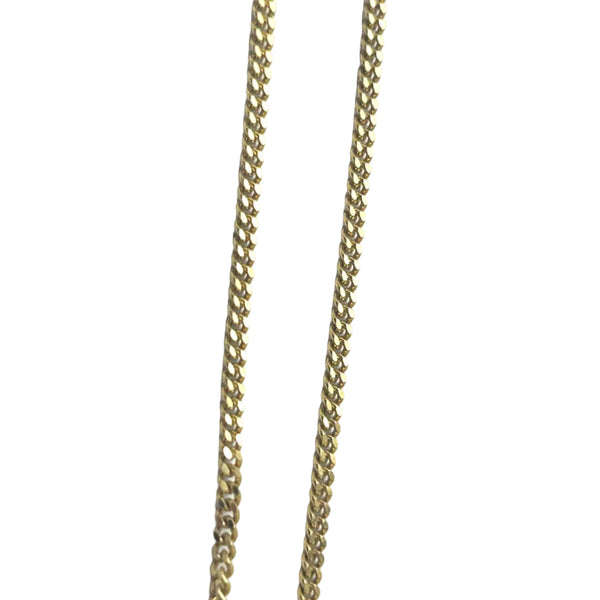 Collier Matinée Gourmette en Or Jaune 18K