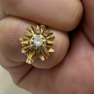 Bague en Or Jaune 18K - Taille 51