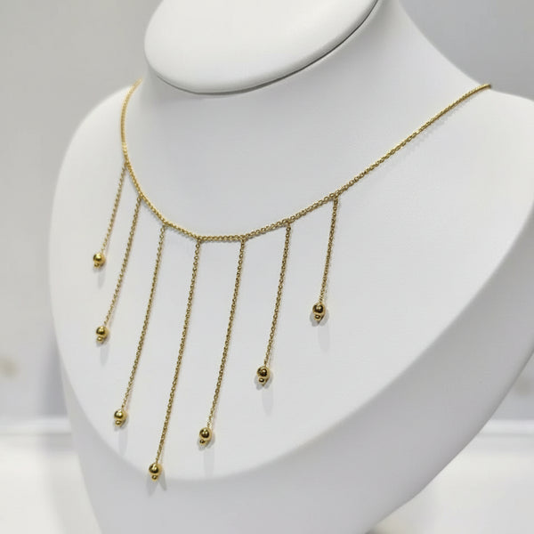 Collier Princesse en Or Jaune 750/1000