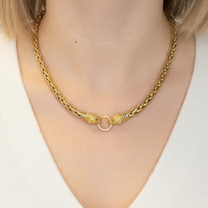 Collier Ras du Cou en Or Jaune 18 K - 36.89 G