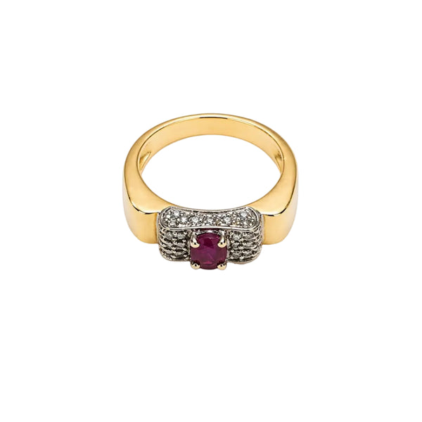 Tank Or Jaune 18 K - Taille 53 - 6.02 G