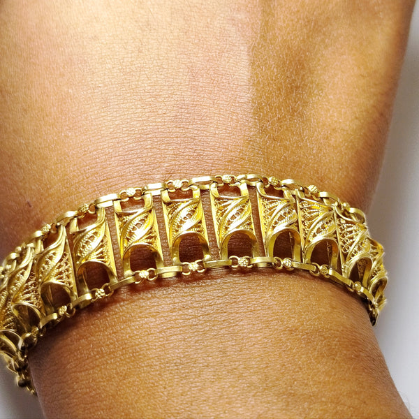 Bracelet Jonc en Or Jaune 18K 21.30 Grs