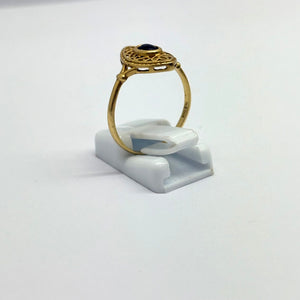 Bague Marquise en Or Jaune 18 Carats