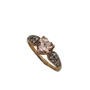 Bague Demi Tour en Or Jaune 18K - 2.5 G Taille 54 avec Oxyde de Zircon