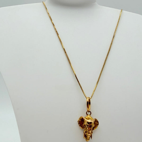 Pendentif en or jaune 18 K - 2.25g