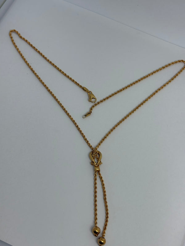 Collier Princesse en Or Jaune 18K - 7.39G