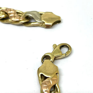 Bracelet Maillon Or 3 Ors 18K - 20cm -  6.29gr