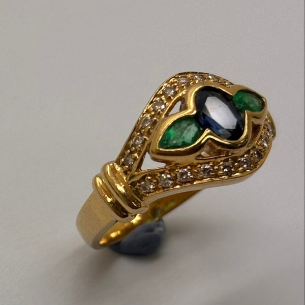 Bague en or jaune 18K Taille-54