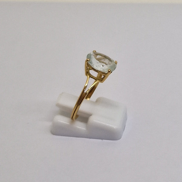Solitaire en Or jaune 18K Taille-56