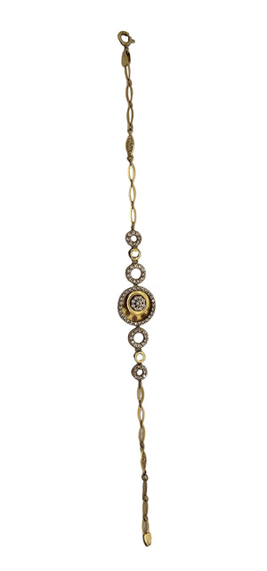 Bracelet Manchette Or Jaune 18K - 5.21G