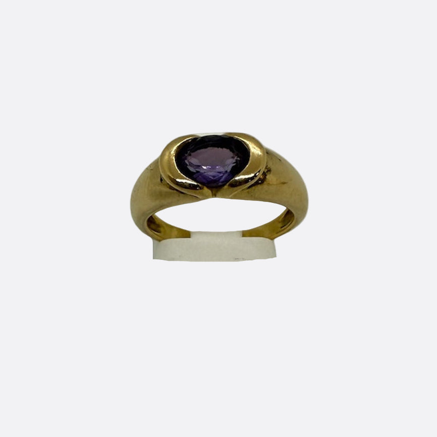 Bague en Or Jaune 18K - Taille 52 - 4.36g