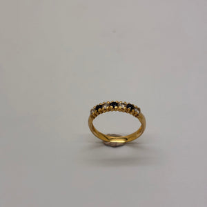Bague en or jaune 18 carats Taille -57