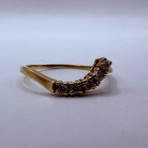 Bague en or jaune 18K  Taille-60