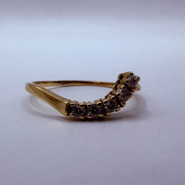 Bague en or jaune 18K  Taille-60