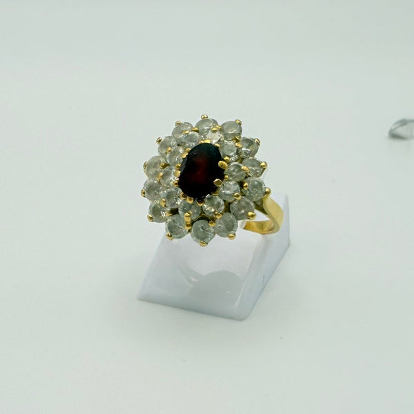 Bague en Or Jaune 18K Taille-51