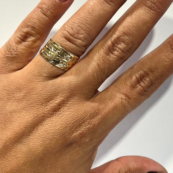 Semainier en or 18 carats - Taille 53