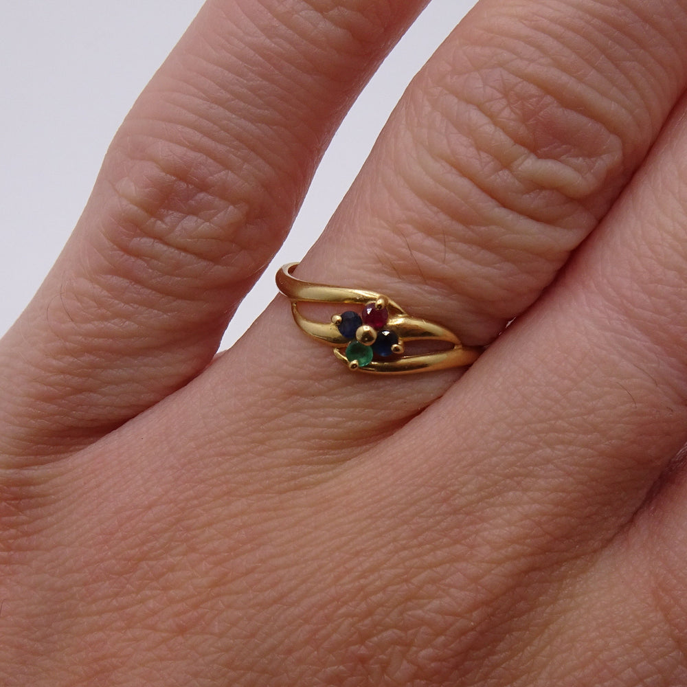 Bague en Or Jaune 18K - Taille 52