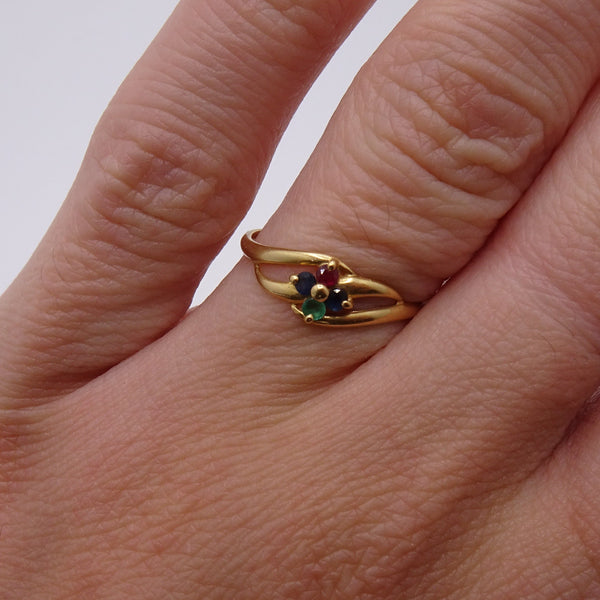 Bague en Or Jaune 18K - Taille 52