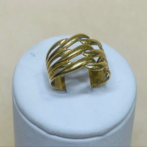 Jonc Or Jaune 18K - Taille 52