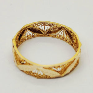Superbe bague en Or jaune 21K - taille 59 - Taille 2.02G