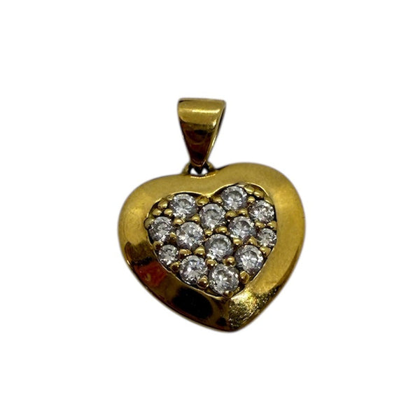 Pendentif Coeur en Or Jaune 18K