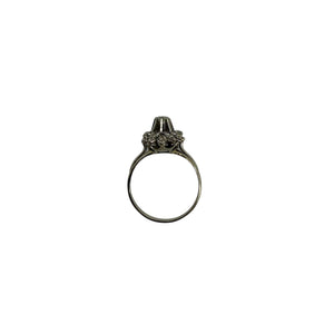 Bague en Or Blanc 18K - Taille 55 - 3.64G