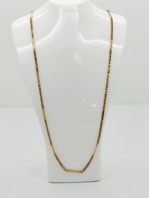 Collier Matinée Fantaisie en Or Jaune 18K 9.51 Grs