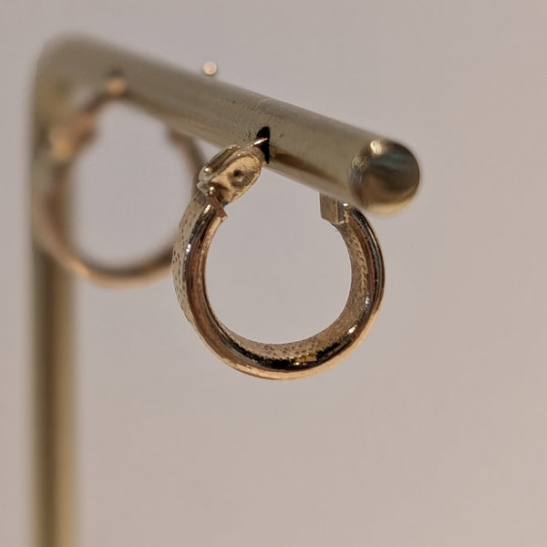 Créoles Or Jaune 18 K - 1.04 G