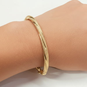 Bracelet Jonc en Or Jaune 18k - 6.21 G